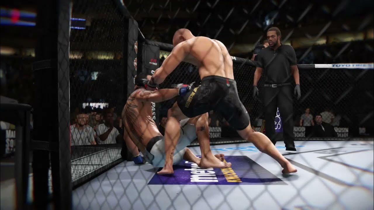 Connor mcgregor spinning heel kick knockout (ea sports ufc 3) YouTube