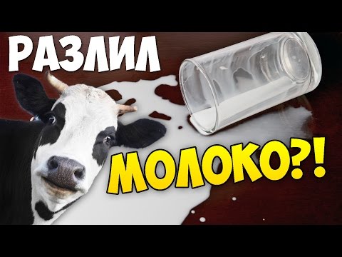 Видео: РАЗЛИЛ МОЛОКО? НЕГОДЯЙ!