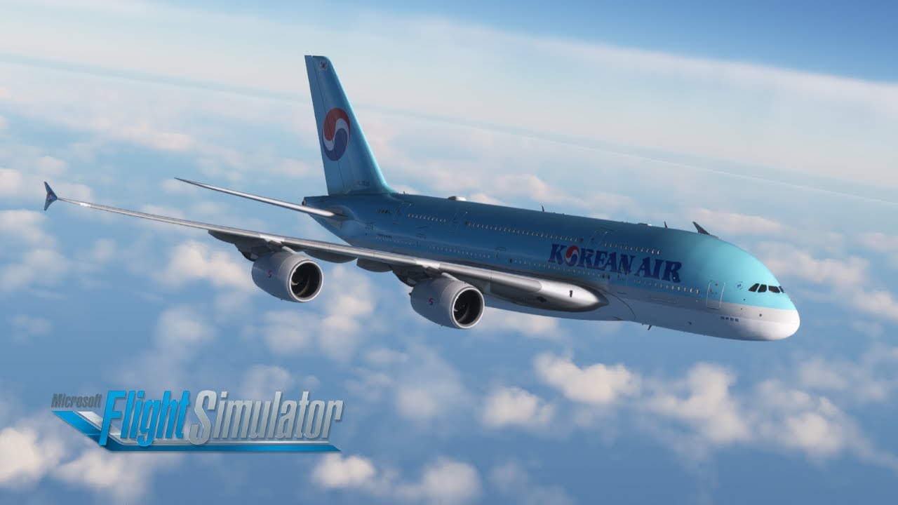 Microsoft Flight Simulator Airbus A380 from Sentani to I Gusti Ngurah Rai