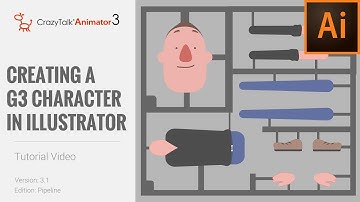 CrazyTalk Animator 3 Tutorial - Creating a G3 Character in Illustrator