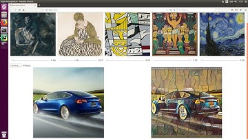 Real Time Style Interpolation Demo