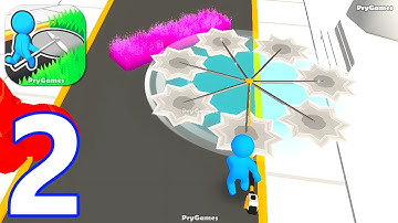 Strimmer Master - Gameplay Walkthrough Part 2 Stickman Grass Strimmer Master (iOS, Android Gameplay)