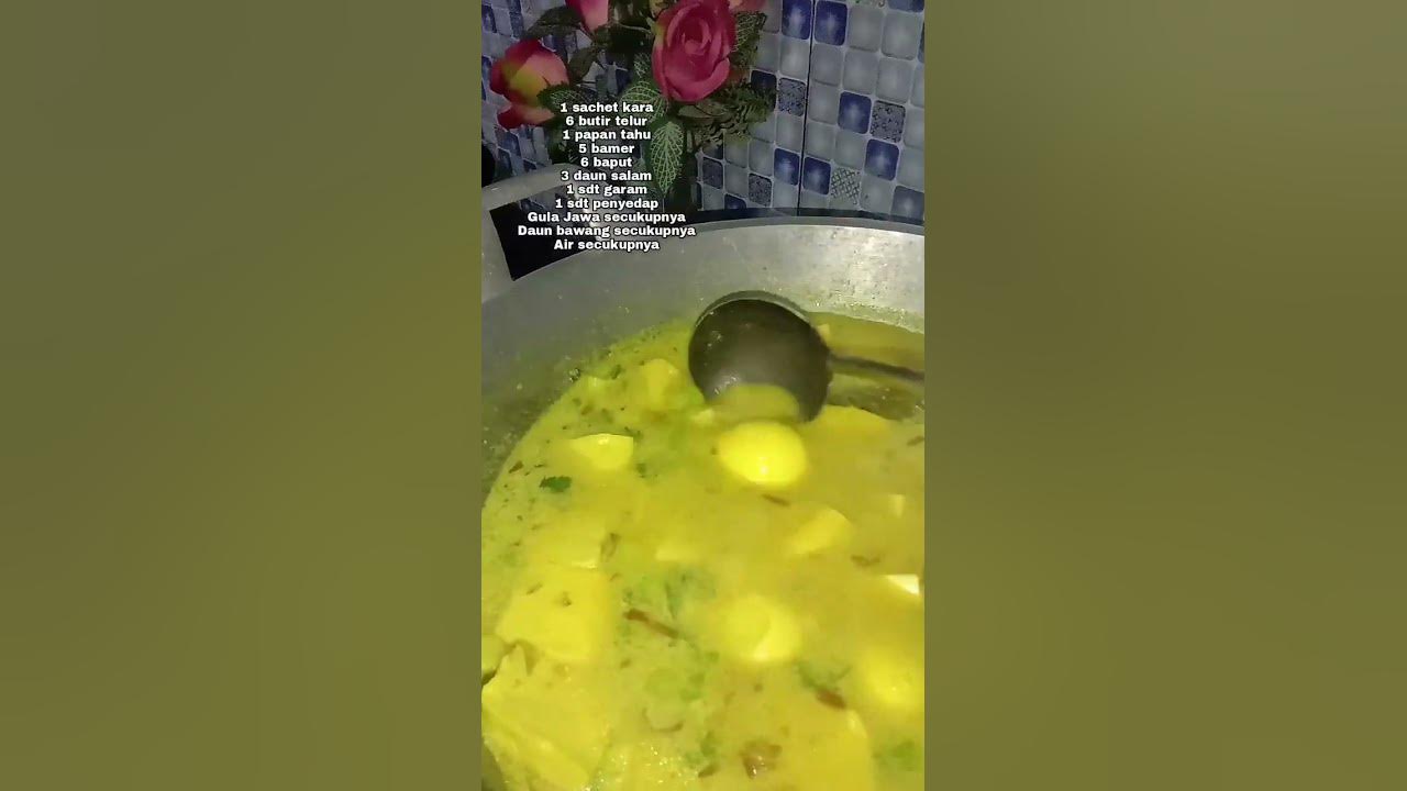 enaknya kebangetan..Tahu telur kuah kuning cocok untuk bocil #masakanseharihari #telur