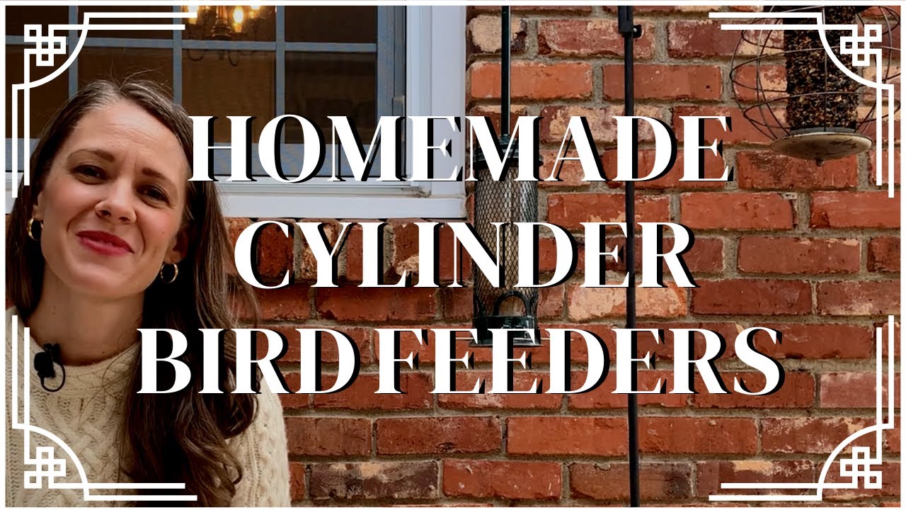 HOMEMADE CYLINDER BIRD FEEDERS + HOW TO MAKE THEM AT HOME + EASY RECIPE & FRUGAL INGREDIENTS