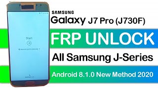 Samsung Galaxy J7 Pro (J730F) Frp Unlock Google Account Bypass Android 8 | 9 Without Pc 2020 Method