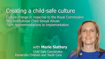Creating a child safe culture