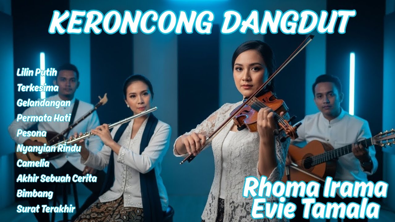 Lagu Legendaris Rhoma Irama \u0026 Evie Tamala Versi Keroncong | Adem \u0026 Bikin Rindu