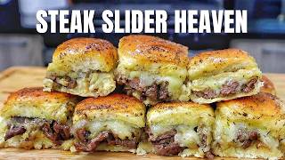 These Steak & Cheese Sliders Disappeared in Minutes!