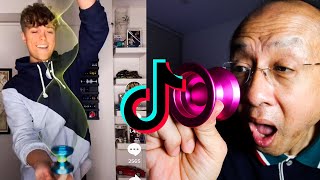 My Dad Attempts To Learn VIRAL Tik Tok Yoyo Tricks