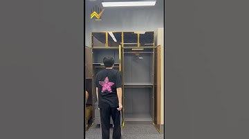 Tủ Quần Áo MDF Lõi Xanh Cánh Nhôm Kính