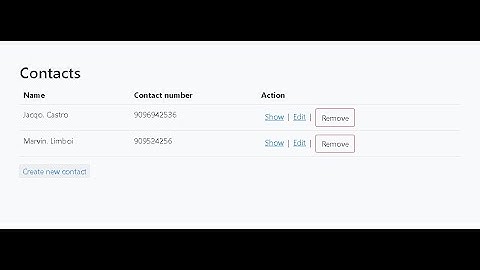 Phonebook using Codeigniter PHP framework
