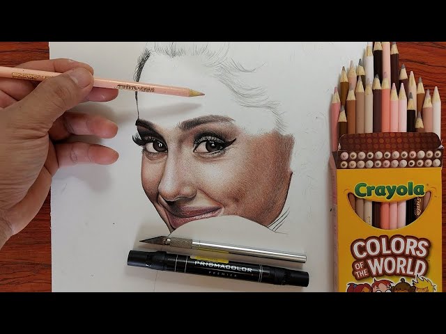 Drawing EVERY Skin Tone with ONLY 3 COLORS *5 Colored Pencils* 