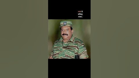 Death of V Prabhakaran  & end of Sri Lankan Civil War