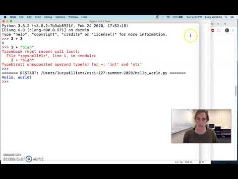 1. Introduction to the IDLE shell and Python source code