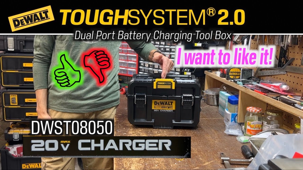 DEWALT, 1/2 Coffret Chargeur TOUGHSYSTEM