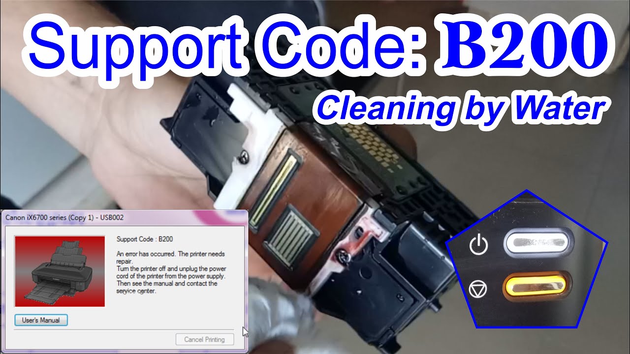 Support Code B200 Error Code B200 | How to Fix Code B200 - YouTube