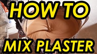 How To Mix Plaster | Learn To Mix Plaster Correctly [Plastering Tutorial]