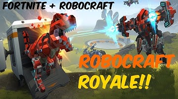 Robocraft Battle Royale Gameplay | Part 1 | Robocraft meets Fortnite! | Planes,tanks,cars,helicopter
