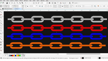 Chain Design 25.CorelDraw tutorial