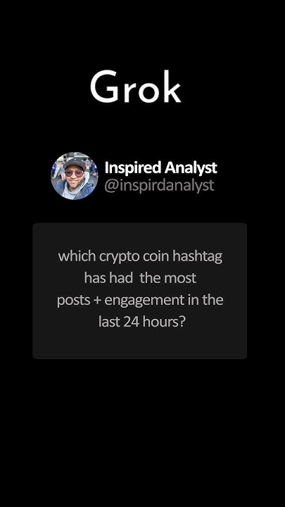 How to use Grok to do research on X for crypto projects - YouTube