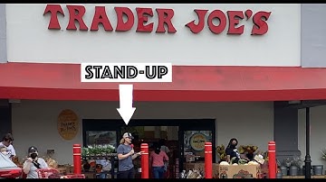 Stand Up Comedy in a Parking Lot of a Trader Joes