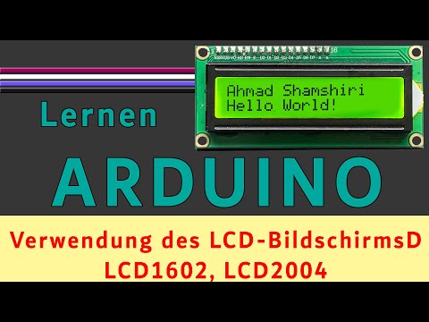 Video: So verwenden Sie ein 20x4 I2C-Charakter-LCD-Display mit Arduino - Gunook