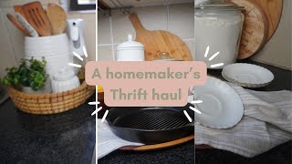 Home thrift haul | Homemaking motivation| Homemaking on a budget