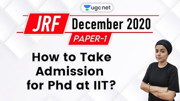 09:00 AM - UGC NET Exam Tips | How to Take Admission for Phd at IIT? | Simranjit Kaur