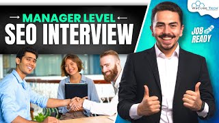 SEO Manager Interview Questions with Answers | Search Engine Optimization Interview