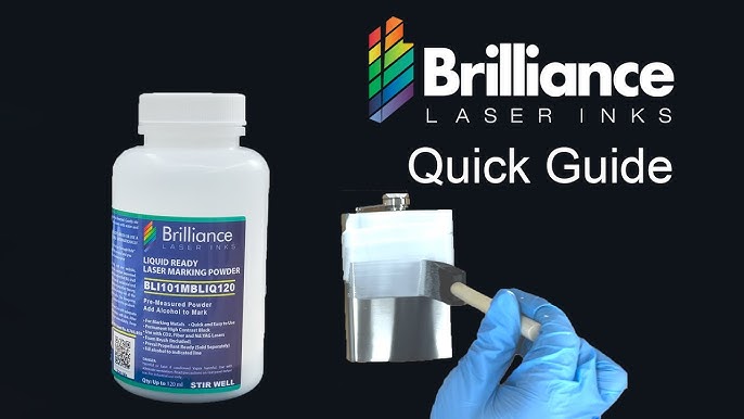 Brilliance Laser Inks: How to use BLI101MBAS Aerosol Spray Can to mark  Stainless Steel 