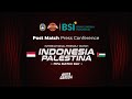 LIVE: Post Match Press Conference BSI International Friendly Match Indonesia vs Palestina