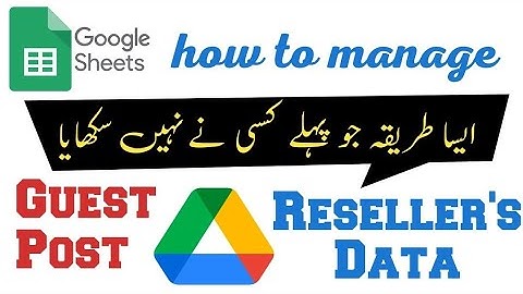 How to Manage Guest Post Resellers Data | GBOB Data Management