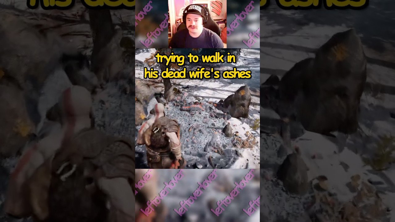 can i walk in his dead wife's ashes? #dead #wife #gaming #godofwar