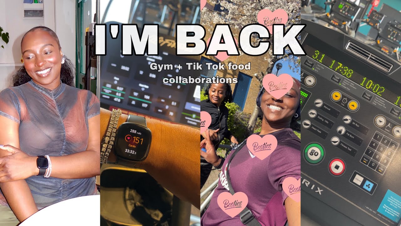 Vlog: I'm back + Gym & Tik Tok food collaborations.
