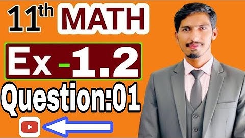“Class 11 | Ch 1 Exercise 1.2 Q1 | Find x & y | MathMentor 🇵🇰”