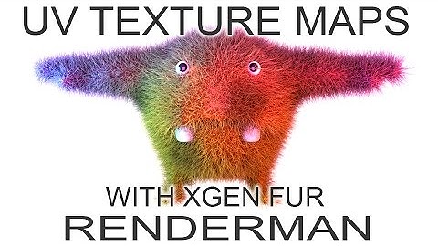 Renderman 20 Applying UV Texture to xGen Fur Tutorial