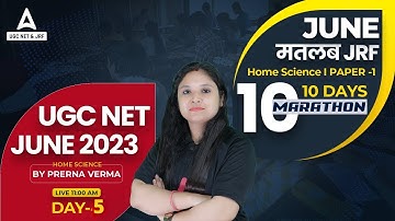 UGC NET June 2023 I UGC NET Home Science Paper 2 Complete Marathon | UGC Net Home Science Class