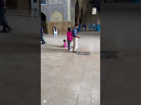 چرخش صدا عجیب زیر گنبد مسجد شاه عباس 