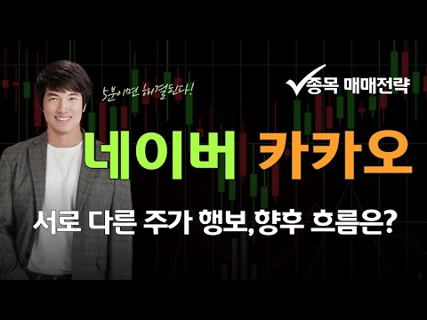 네이버 카카오 서로 다른 주가와 수급 향후 흐름은 