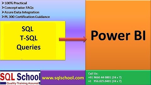 SQL School Training Courses | Job Oriented Training Courses | Online Trainings and Projects