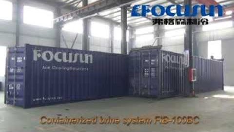 Focusun Containerized Brine system Block Ice Machine