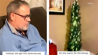 ‘What Is This?’ Woman Yells at Dad Over Skinny Tree #Shorts