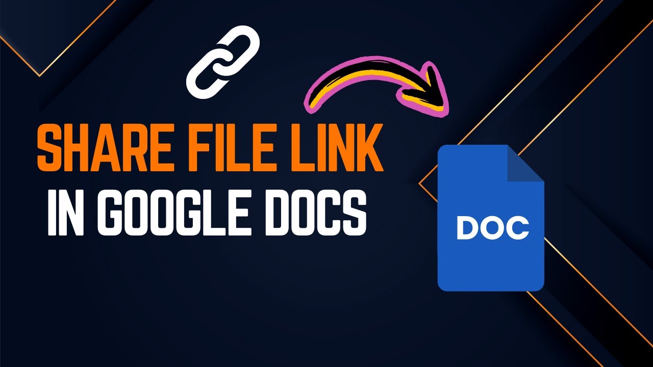 How To Share Google Docs File Link? - YouTube