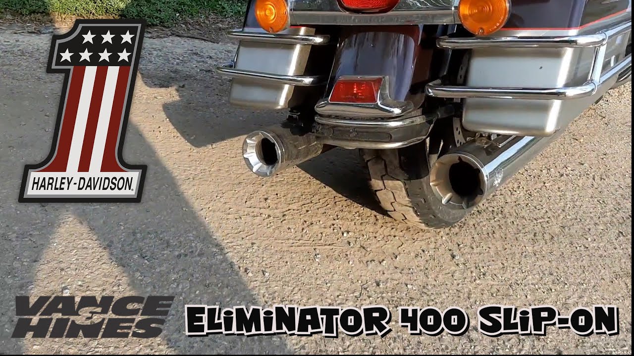 Vance & Hines Eliminator 400 Slip-On + Fuelpak FP3 - YouTube