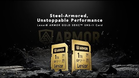 Lexar® ARMOR GOLD SDXC™ UHS-II Card