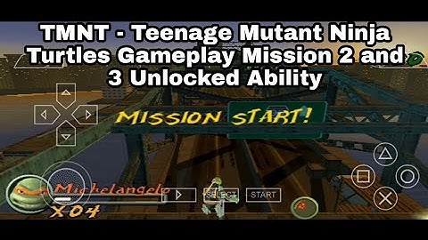 TMNT - Teenage Mutant Ninja Turtles Gameplay Mission 2 and 3 Unlocked Ability