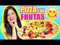 SERÁ RICO? PIZZA CON FRUTAS! COOKING con SandraCiresArt