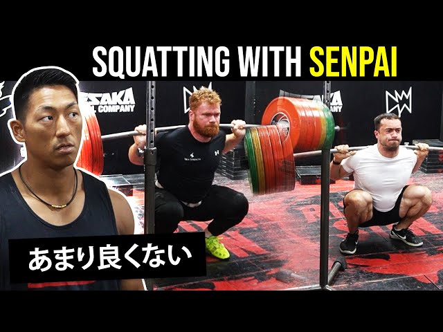 Toshiki Teaches Us To Back Squat! - YouTube