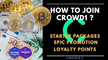 HOW TO JOIN CROWD1 STARTER PACKAGES