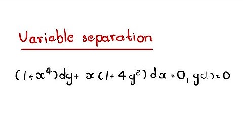 Initial-Value Problems | Engineering Mathematics #calculus #differentiation #variableseparable